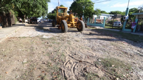 Continuán trabajos de pavimentación en Tampico