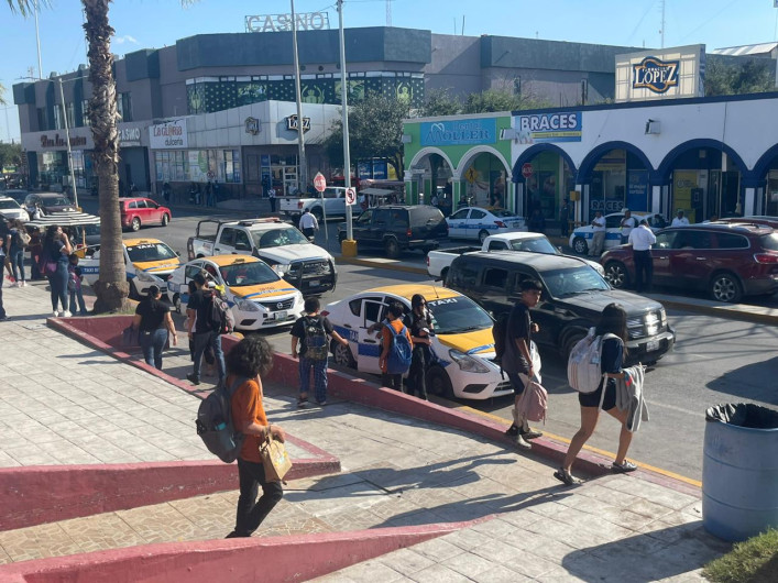 Operativo por caos vial de estudiantes fronterizos