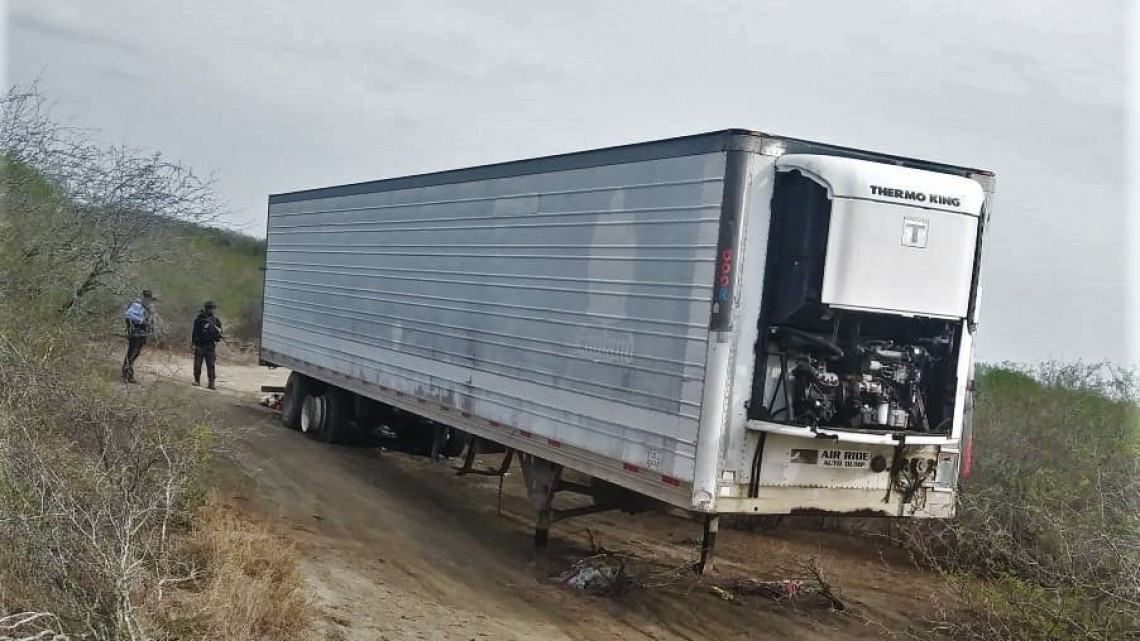 Recuperan en Jiménez caja de tráiler robada