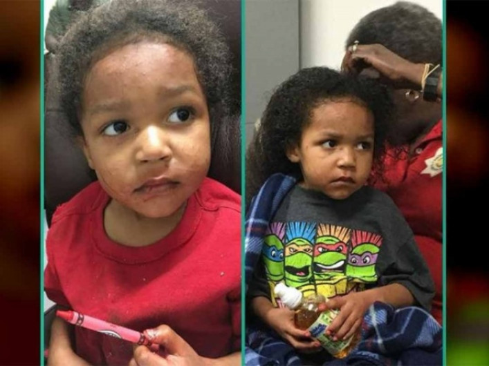 Niños son encontrados 2 días después de un accidente, su madre muere