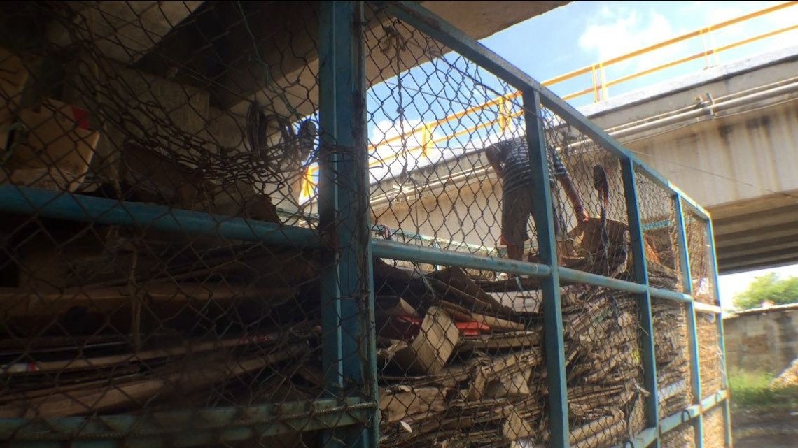 ⁠⁠⁠Aumenta oficio de recolección de cartón en Tampico