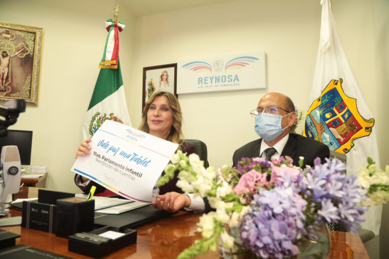 Celebra Rendición de Cuentas Parlamento Infantil en Reynosa