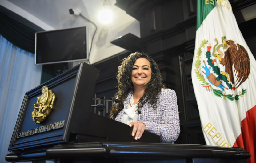 Olga Sosa presenta en Senado iniciativa para reconocer a la mujer en el espacio público