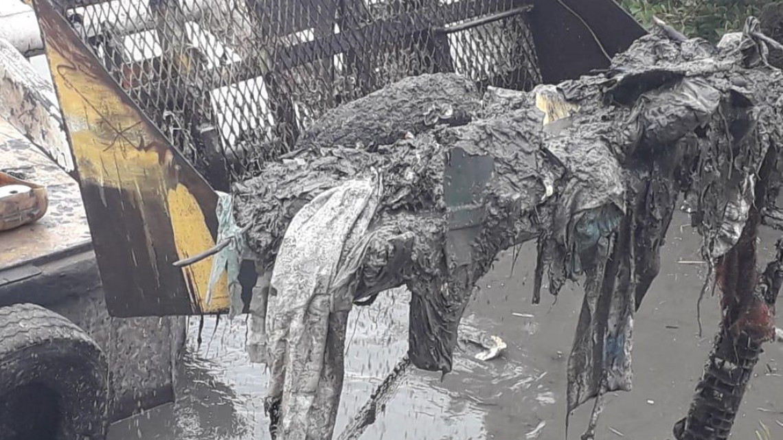 Más de 35 mil toneladas de basura extraen del margen de la Laguna del Chairel 