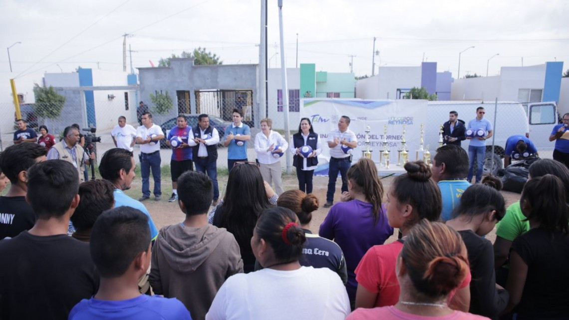 Celebran II torneo de futbol “Unidos por Reynosa”