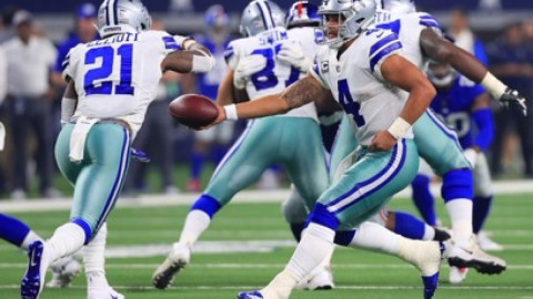 Vaqueros vence 20-13 a Gigantes en "Domingo por la Noche" de NFL