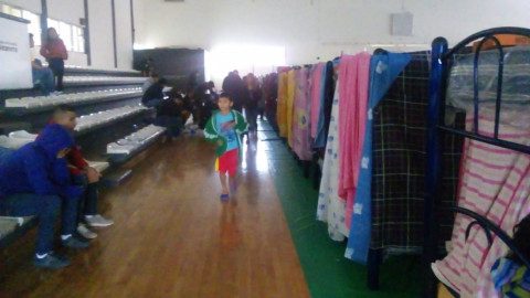 Albergue de la Alberca Chávez a toda su capacidad