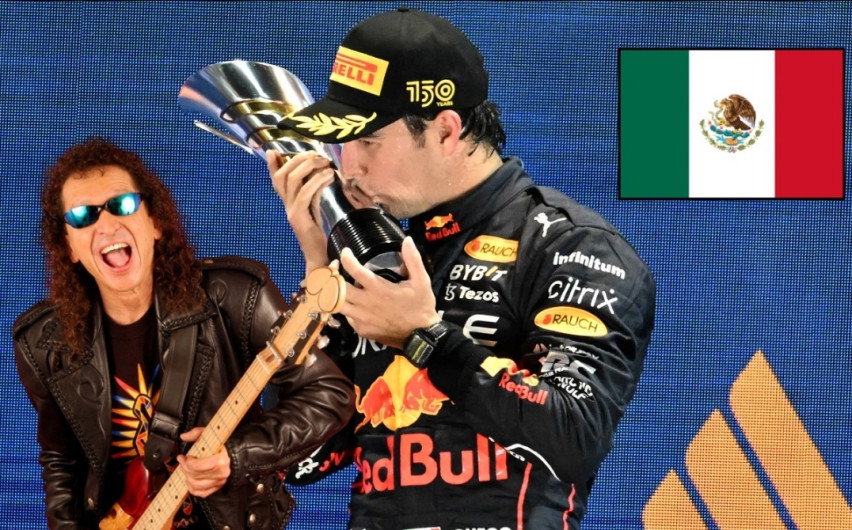 Alex Lora compone canción para Checo Pérez 