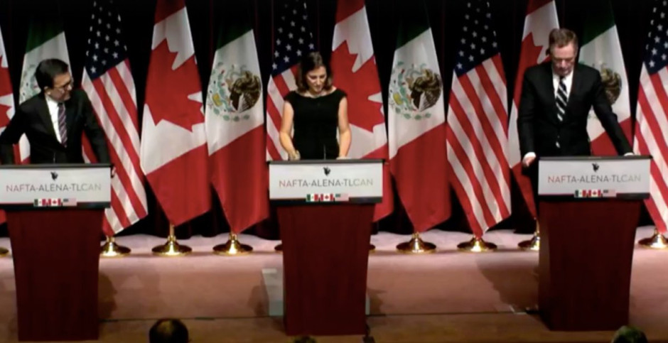 Canadá, México y EU  logran acuerdo sobre Pymes en TLCAN