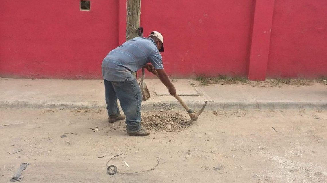 Inicia Gobierno Municipal pavimentación en la colonia Francisco Sarabia