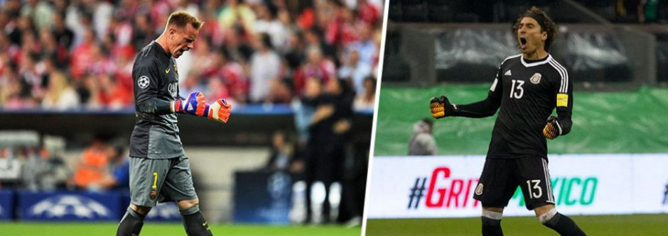 Ter Stegen elogia el excelente nivel de juego de Ochoa 