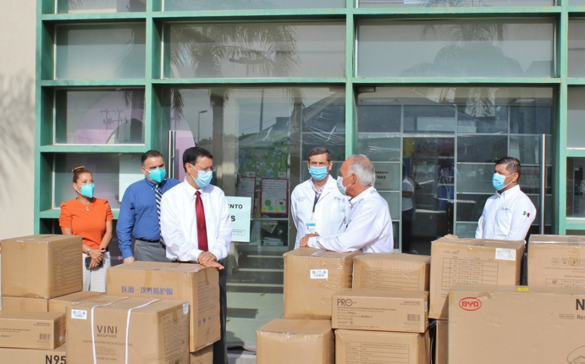 Recibe Nuevo Laredo donación de insumos médicos