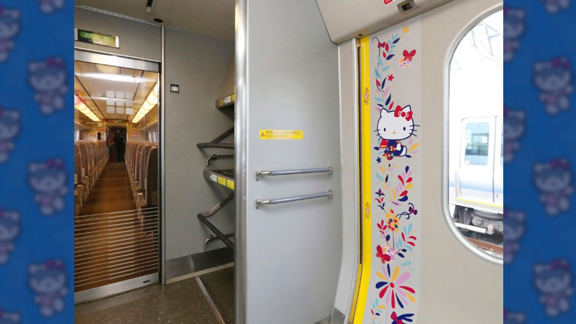 Conoce el nuevo tren de Hello Kitty en Japón