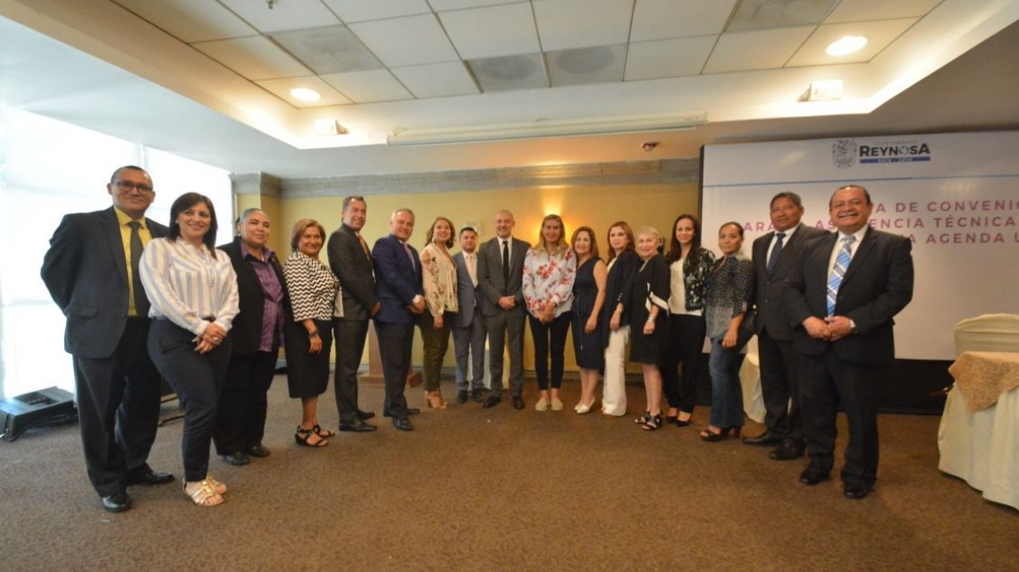 Firma alcaldesa Maki Ortiz convenio con ONU Hábitat