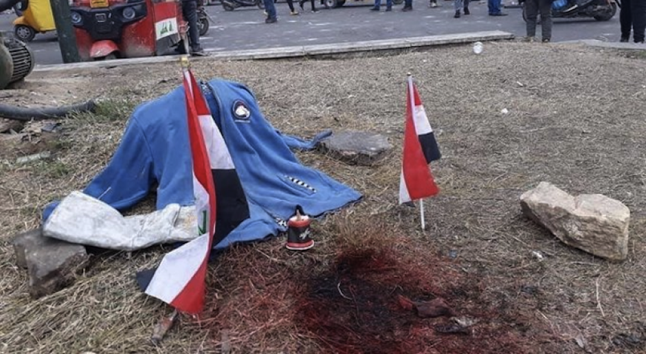 Deja al menos 20 muertos y 130 heridos ataque contra manifestantes en Bagdad