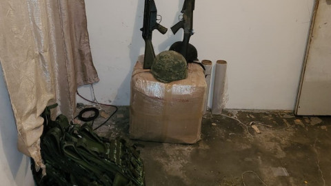 SSP logró aseguramiento de armas largas, cargadores y drogas