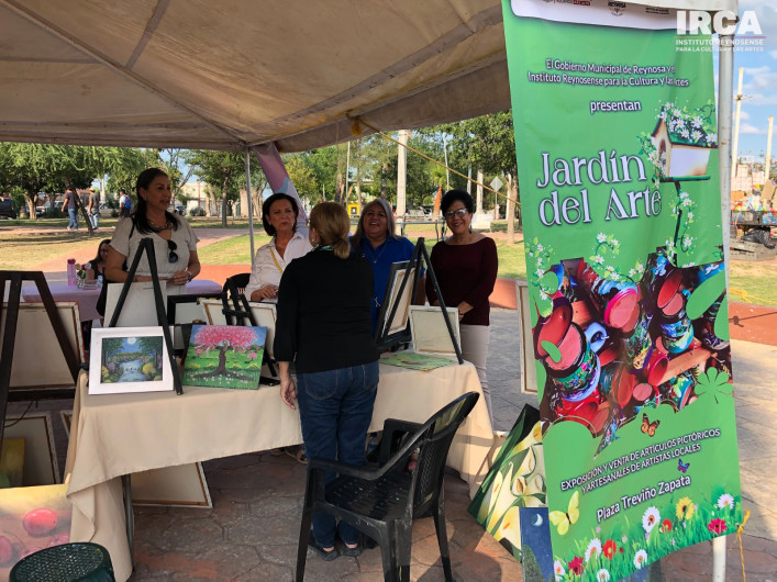 Todos están invitados al Jardín del Arte. 
