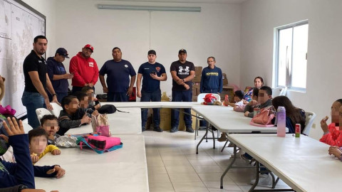 Fomenta Alcalde Carlos Peña Ortiz cultura de protección civil a menores de Reynosa