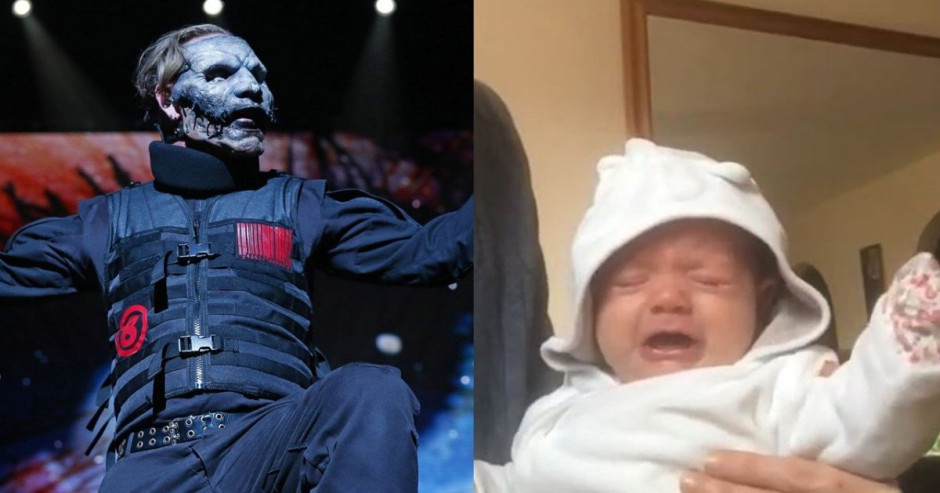 Padre calmó a su bebé con canción de Slipknot