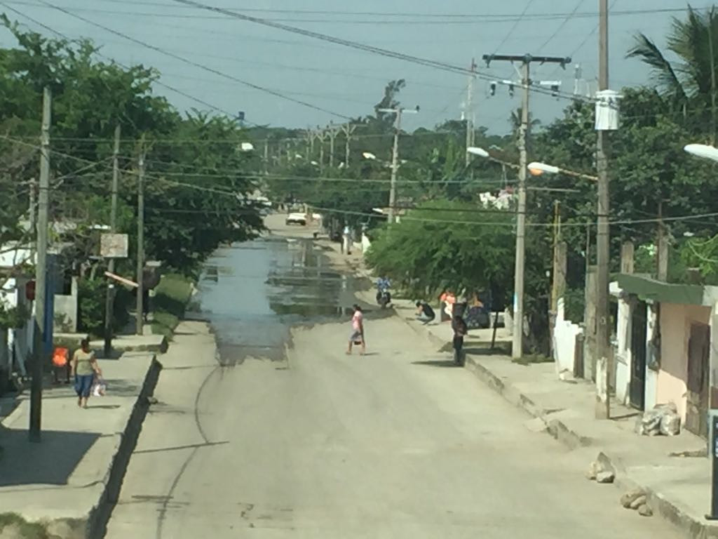 Gran foco de infección por aguas negras en Altamira