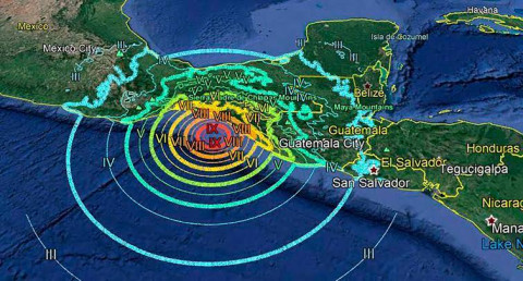 Sismo de 6.2 sacude a Chiapas
