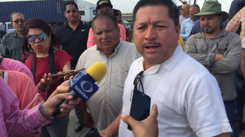 Transportistas se manifiestan en Altamira