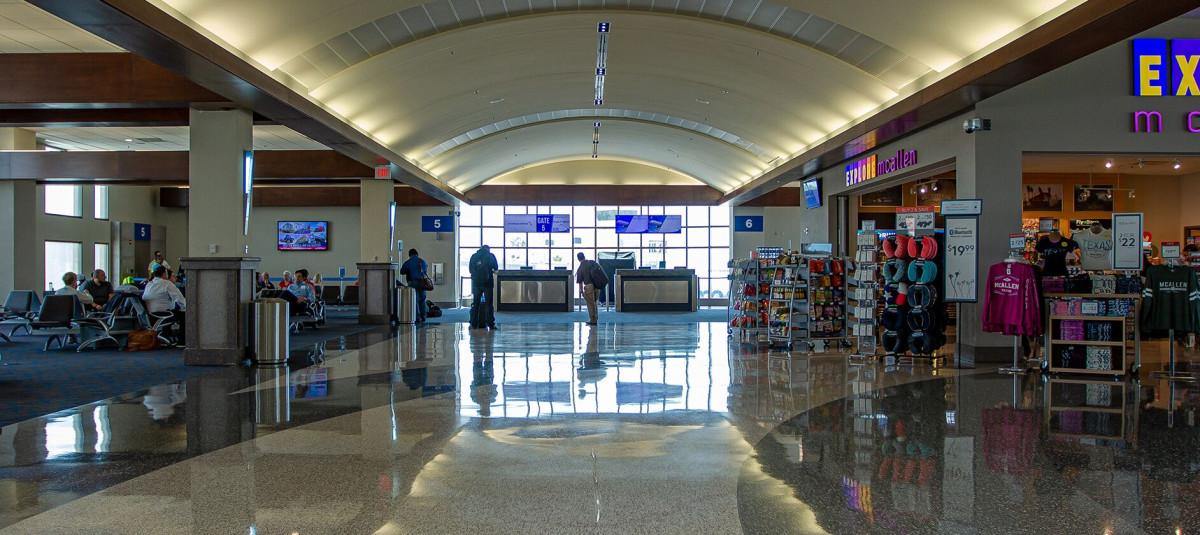 Aeropuerto de McAllen recibe subvención de 5.4 mdd