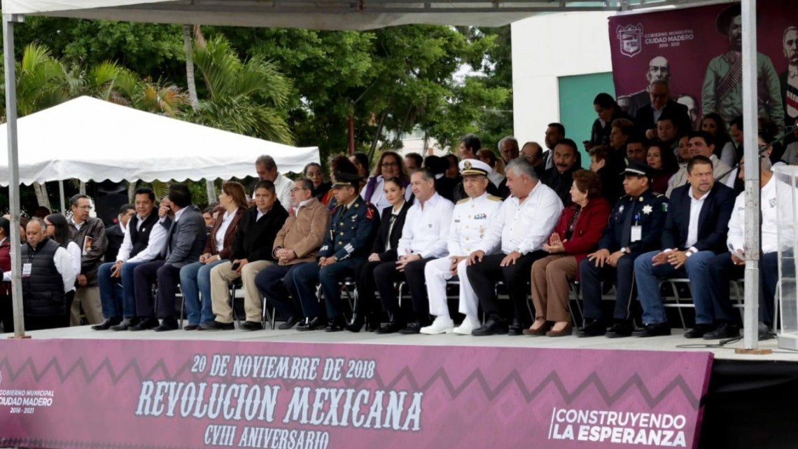 Encabeza Adrián Oseguera Aniversario de la Revolución Mexicana
