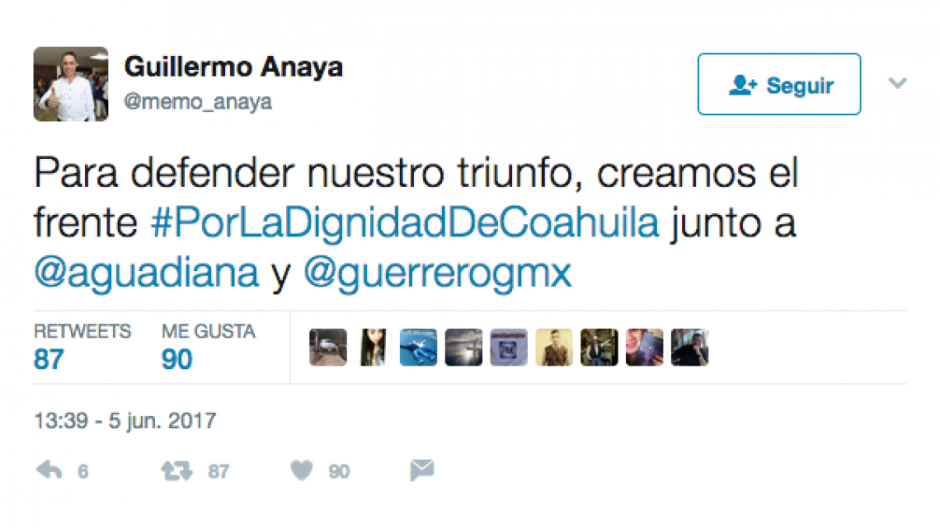 Crean Frente por la Dignidad de Coahuila
