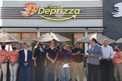 Inauguran tercera sucursal de Pizza Deprizza en Nuevo Laredo