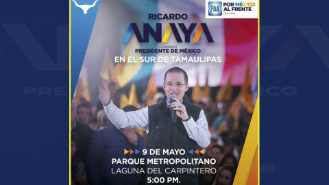 Ricardo Anaya visitará Tampico este miércoles