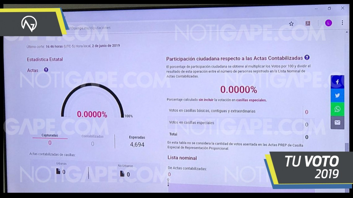 Validan y certifican PREP en Tamaulipas