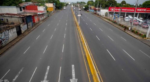 Paro nacional paraliza las calles de Nicaragua
