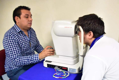 Lleva DIF Reynosa campaña de optometría al Cetis 71