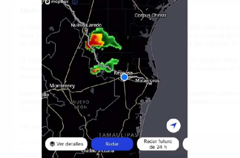 Alertan por probabilidad de lluvias 