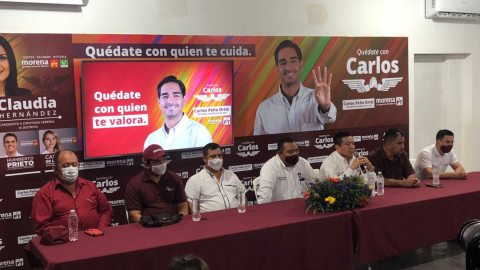 Simpatizantes de Rigo Ramos dan espaldarazo a Carlos Peña