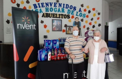 Casa Hogar del Adulto Mayor recibe donación de maquiladora Nvent
