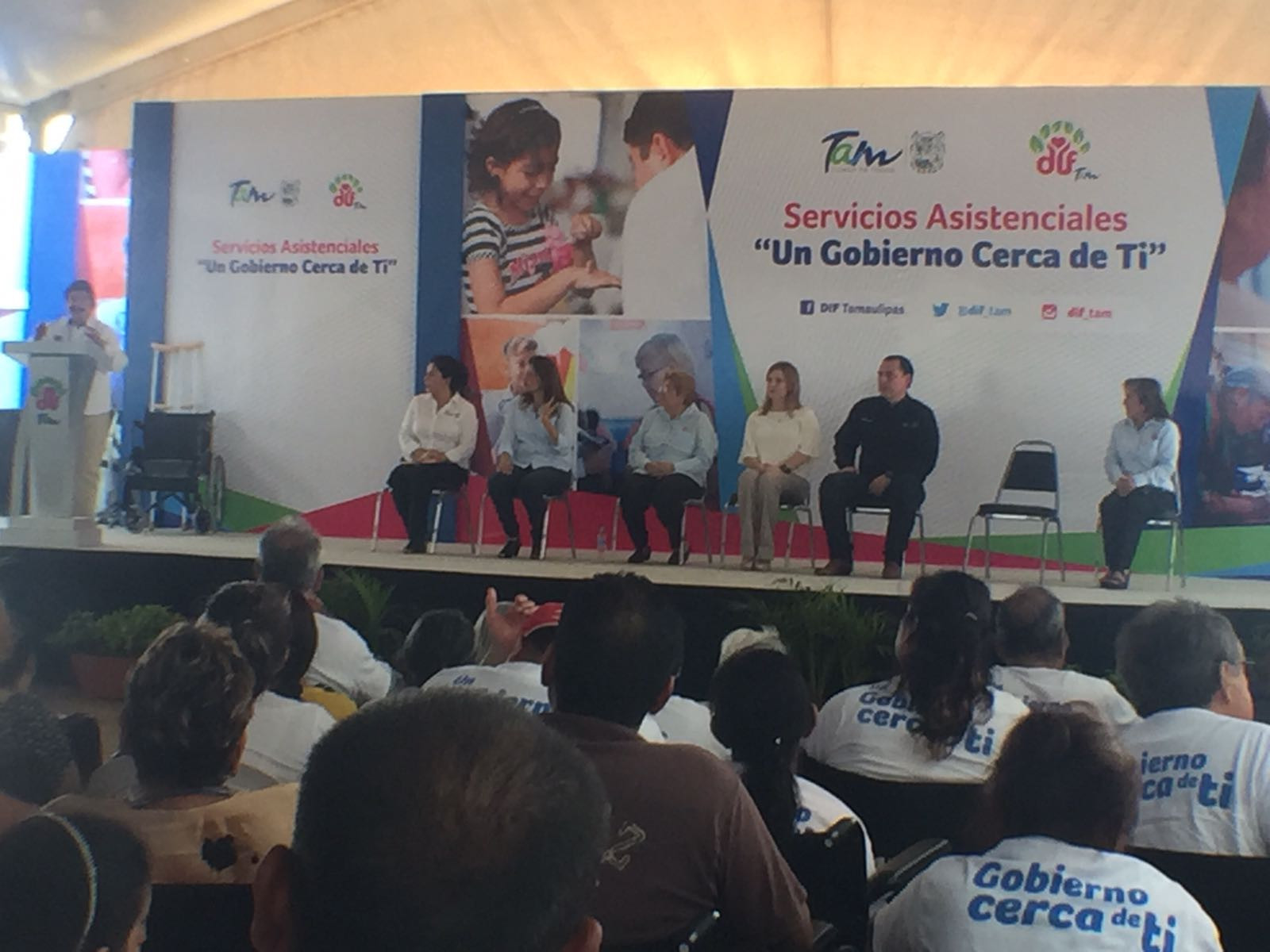 Asisten cinco mil tampiqueños a la jornada "Un Gobierno Cerca de Ti"