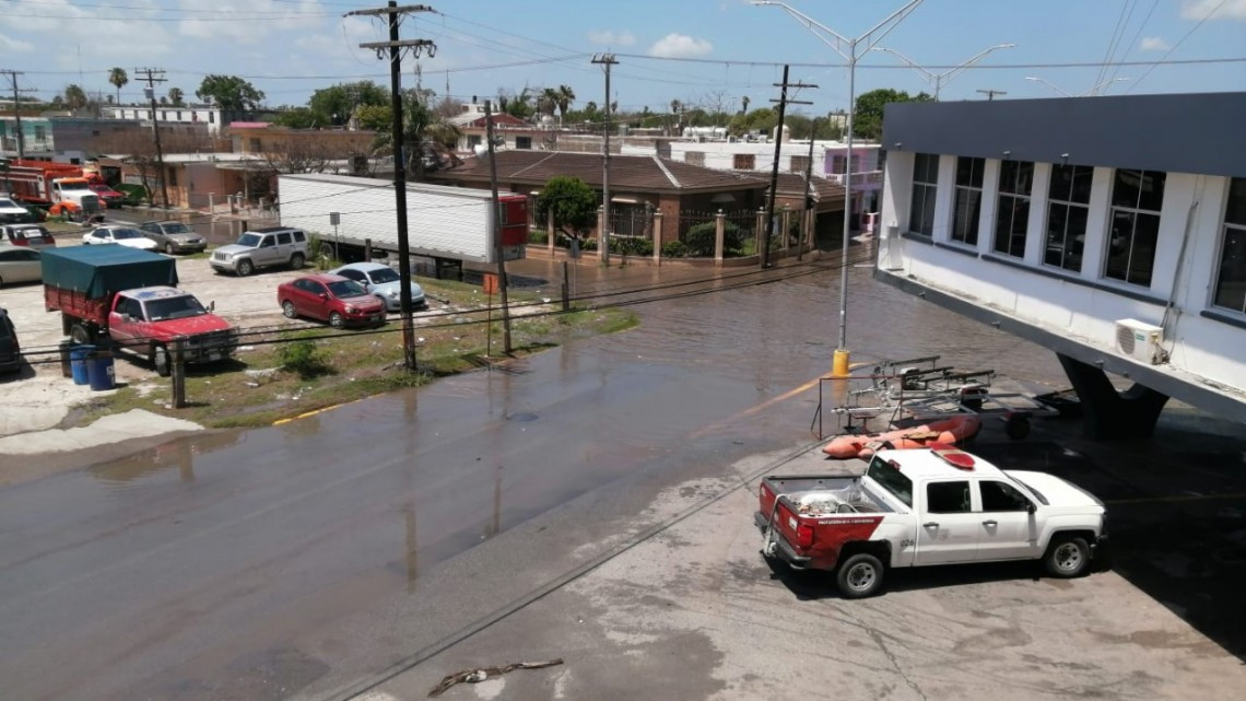 200 colonias afectadas, sin víctimas ni pérdidas materiales tras las fuertes lluvias en Matamoros: PC
