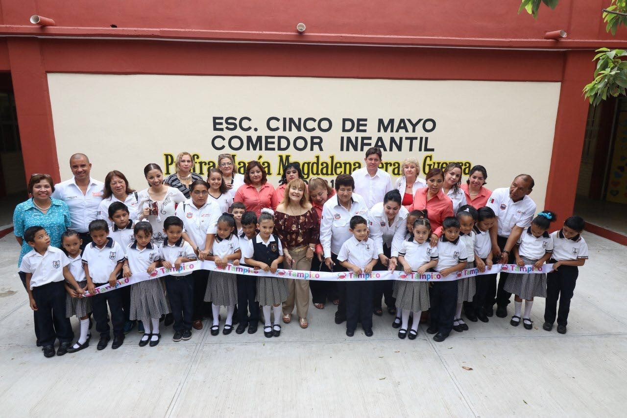 Inaugura Magdalena Peraza comedor escolar