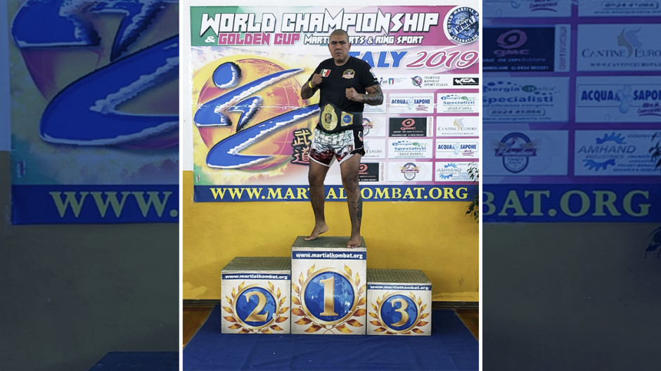 Tamaulipeco Gustavo Ruiz es campeón mundial de Kickboxing