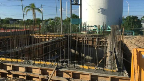 Avanza la construcción de la planta potabilizadora de agua