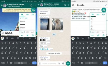 Cansado de las mismas letras en WhatsApp, esto te ayudará
