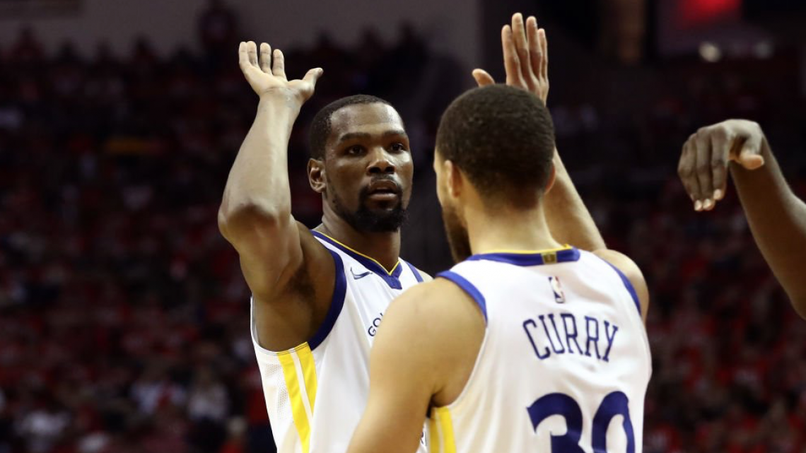 Warriors ganan el primer partido ante los Rockets en final Oeste de la NBA