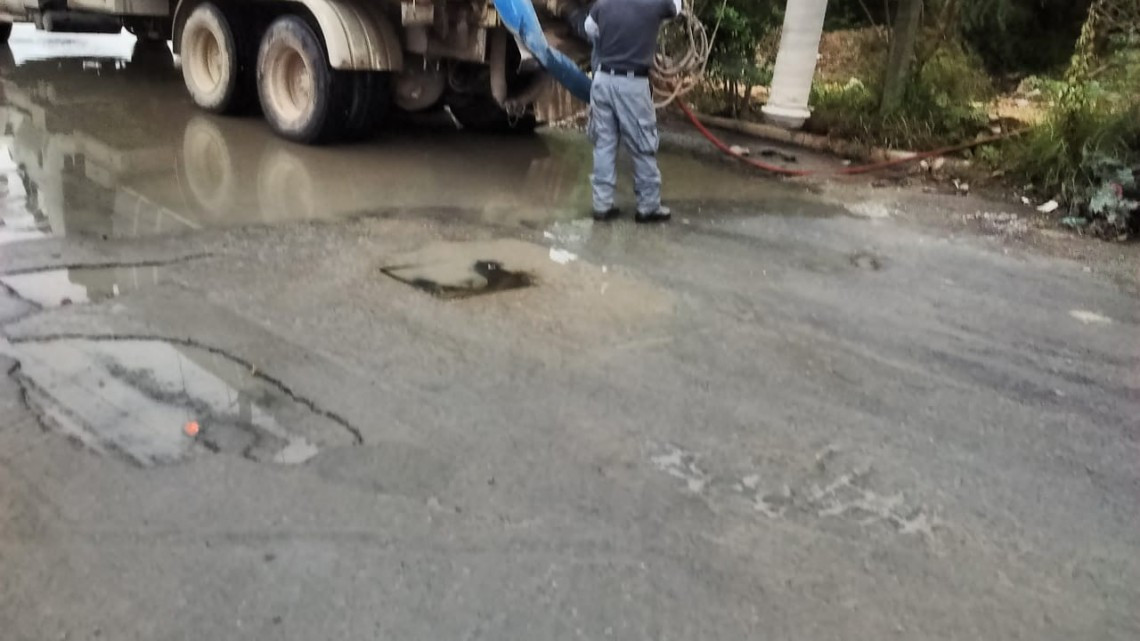 Limpieza, sondeo y acciones en Paseo de la Cañada