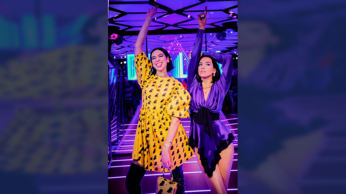 Dua Lipa conoció a su réplica de cera de Ámsterdam