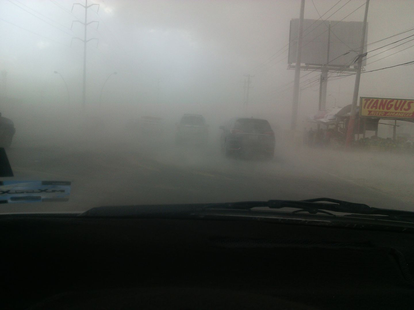 Reynosa pasa de un fuerte calor a una lluvia intensa 