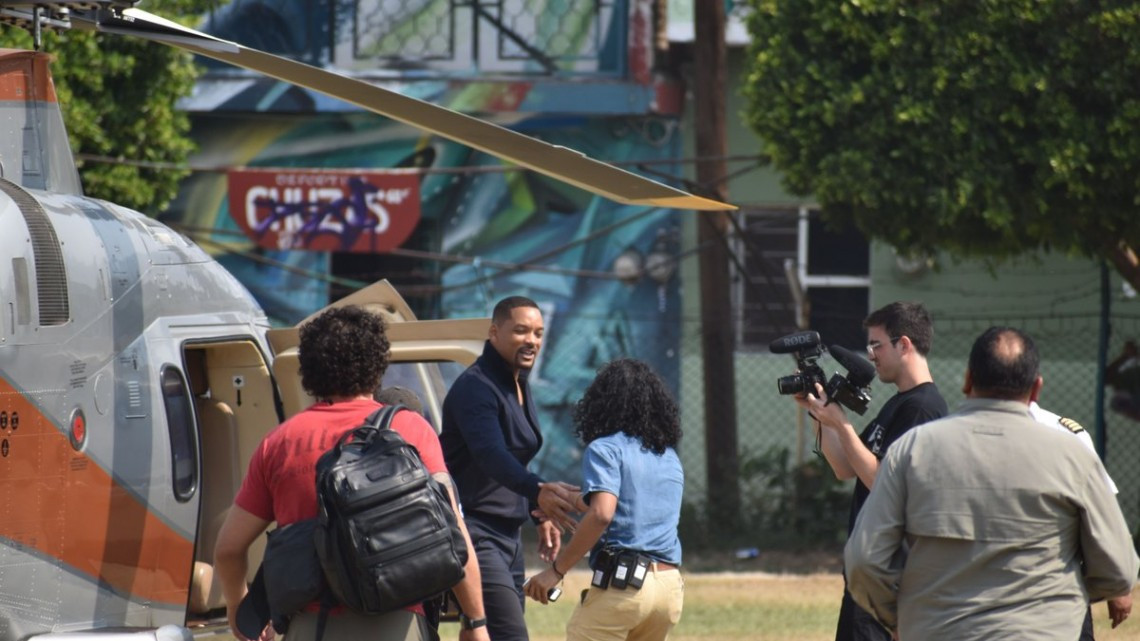 Will Smith sorprende a habitantes de Morelos