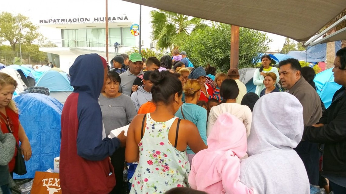Desalojarán a migrantes en Puente Nuevo