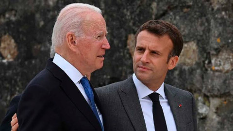 Biden y Macron se comprometen a que Rusia "rinda cuentas"